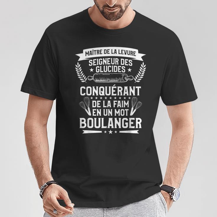 Maître De La Levureeigneur Des Glucides Boulanger T-Shirt Cadeaux drôles