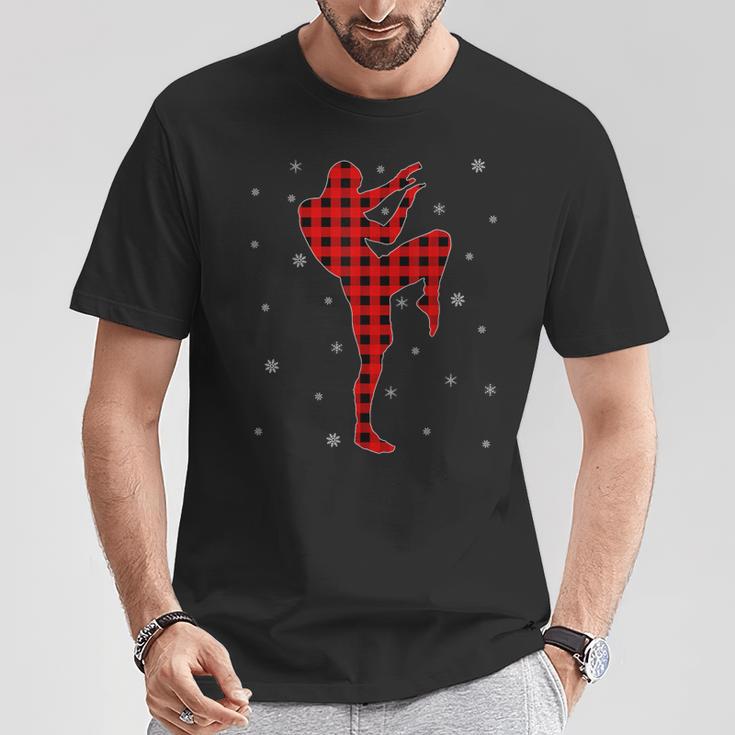 Matching Muay Thai Martial Arts Christmas Pajama T-Shirt Unique Gifts