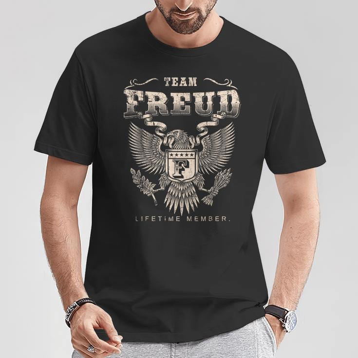 Membre Àie De L'équipe Freud Freud Name T-Shirt Cadeaux drôles