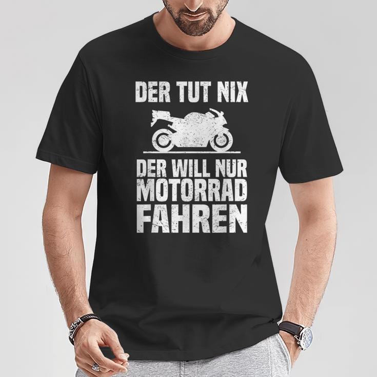 Motorrad Freiheit Motorradfahrer Biker Motorräder Fahrer T-Shirt Lustige Geschenke