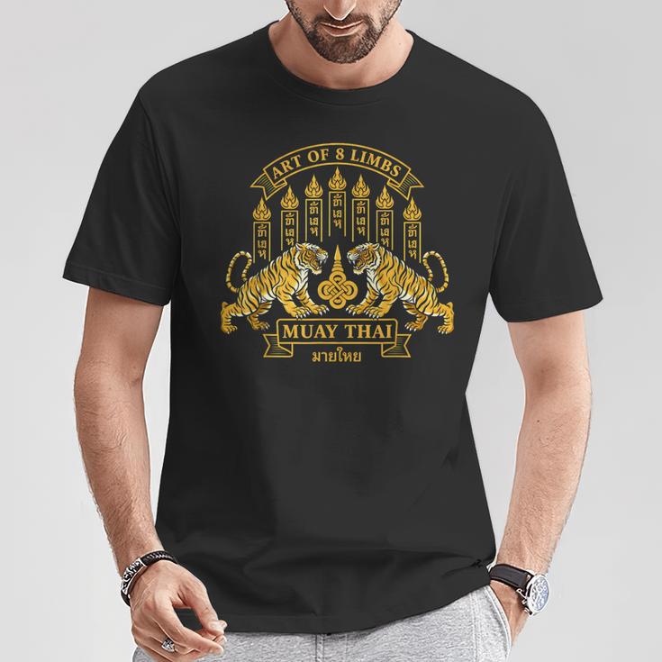 Muay Thai Art Of 8 Limbs Tiger Martial Arts T-Shirt Unique Gifts