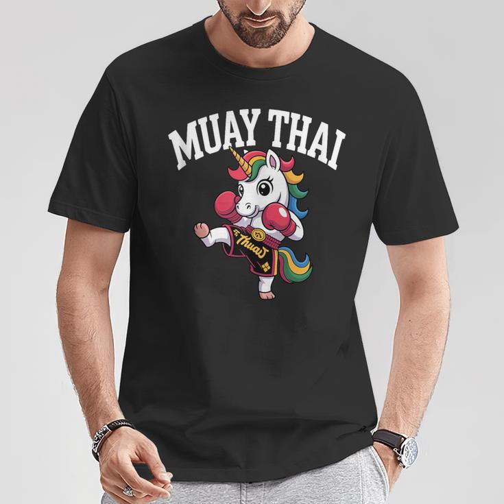Muay Thai Art For Girls Kids Women Mixed Martial Arts T-Shirt Unique Gifts