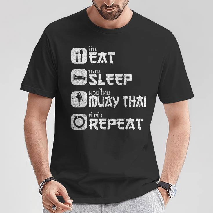 Muay Thai Boxing Thai Boxer Thai Kickboxing T-Shirt Unique Gifts