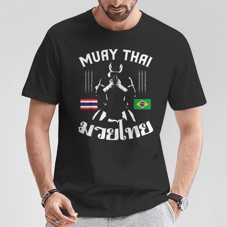 Muay Thai Brazil Brazilian Martial Arts Thai T-Shirt Unique Gifts