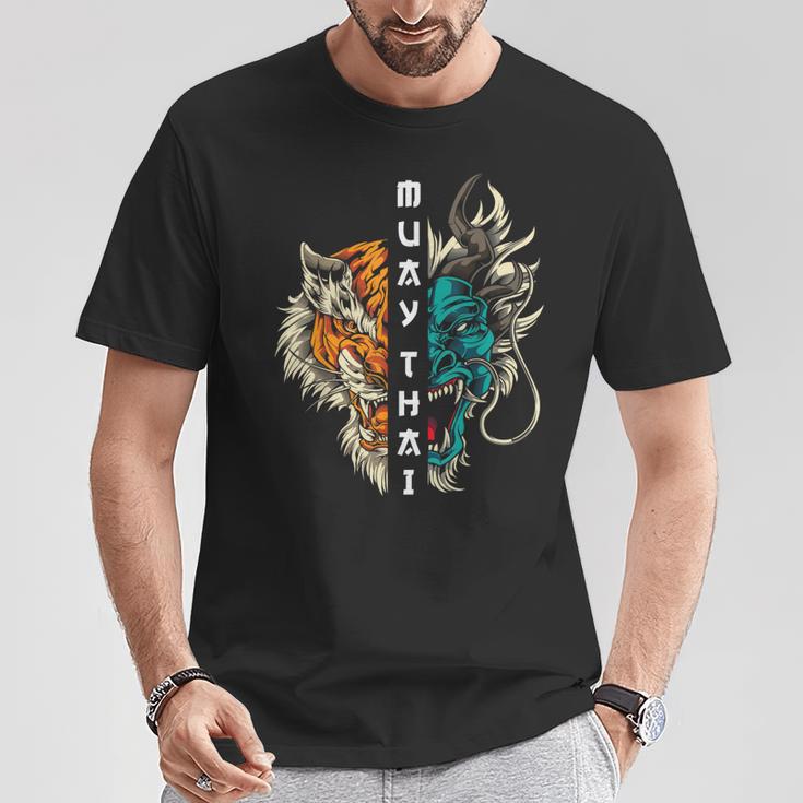 Muay Thai Dragon Tiger T-Shirt Unique Gifts
