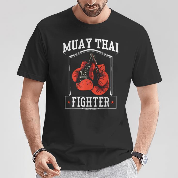 Muay Thai Fighter Hobby Boxing Martial Arts T-Shirt Unique Gifts