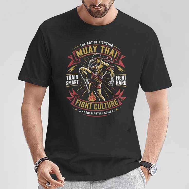 Muay Thai Fighter Training Thai Boxing Coach T-Shirt Unique Gifts