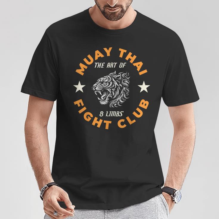 Muay Thai MMA Fight Tattoo Tiger Art Of 8 Limbs Kickboxing T-Shirt Unique Gifts