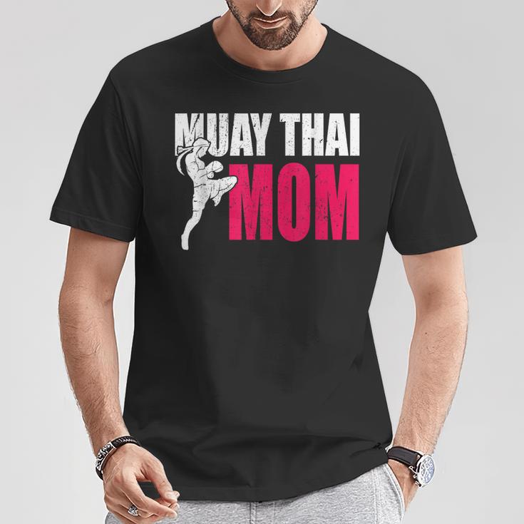 Muay Thai Mom Women Boxing Kickboxing MMA Muay Thai T-Shirt Unique Gifts