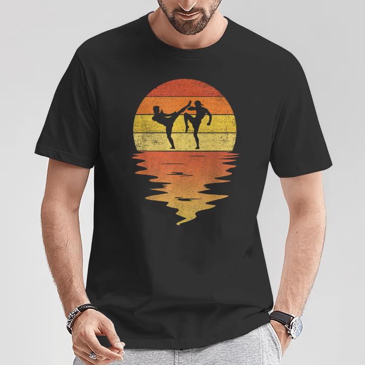 Muay Thai Shirt Retro Sunset 70s Vintage Muay Thai T-Shirt Unique Gifts Muay Thai Shirt Retro Sunset 70s Vintage Muay Thai T-Shirt Unique Gifts