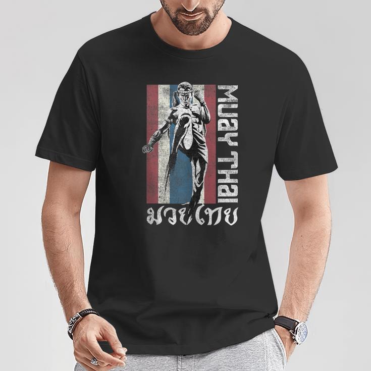 Muay Thai Shirt Thailand Flag Martial Arts Shirt T-Shirt Unique Gifts