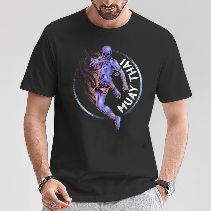 Muay Thai Skeleton T-Shirt Unique Gifts