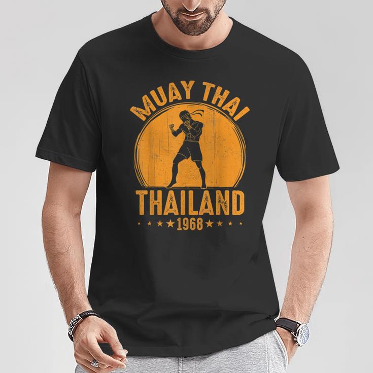 Muay Thai Thailand 1968 Slogan Sport T-Shirt Unique Gifts Muay Thai Thailand 1968 Slogan Sport T-Shirt Unique Gifts