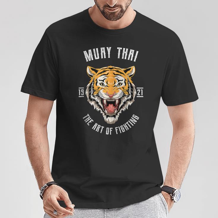Muay Thai Tiger Thai Boxing T-Shirt Unique Gifts