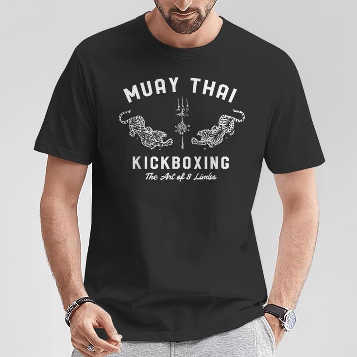Muay Thai Twin Tigers MMA Warrior Fight Shirt T-Shirt Unique Gifts