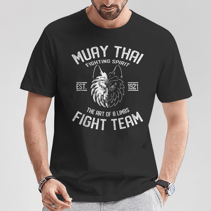 Muay Thai Wolf Fight Team Nak Muay Kickboxing T-Shirt Unique Gifts Muay Thai Wolf Fight Team Nak Muay Kickboxing T-Shirt Unique Gifts