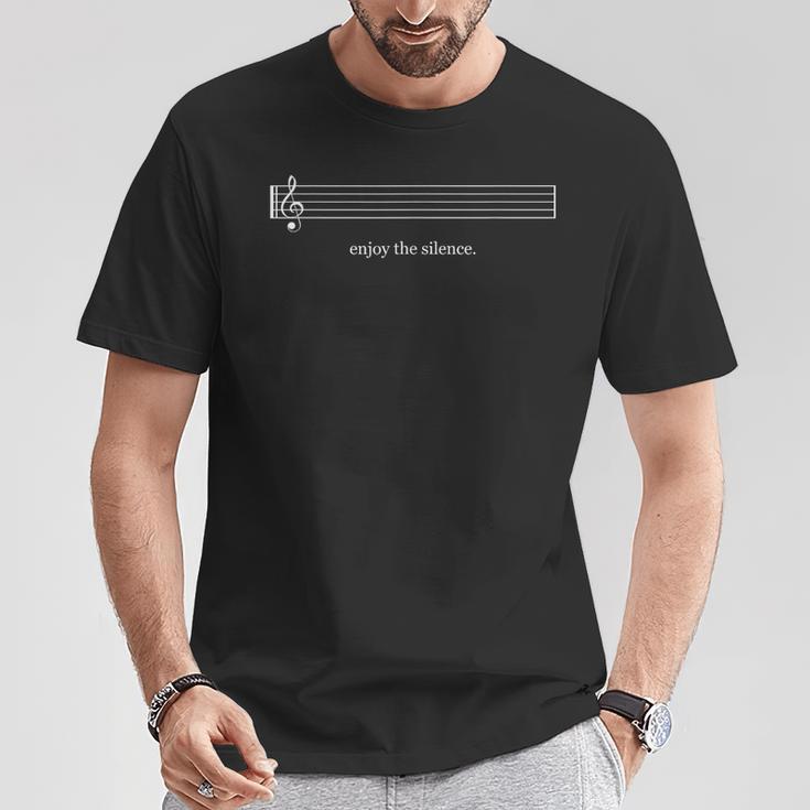 Musicien Enjoy Theilence Clé Deol T-Shirt Cadeaux drôles