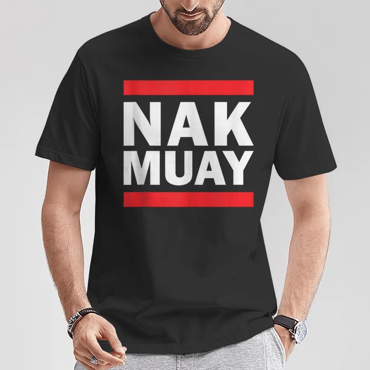 Nak Muay Thai Kickboxing KnuckMuay Thai Kickboxing Kickboxer Fighter MMA T-Shirt Unique Gifts