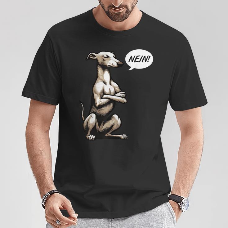Nein Whippet Windhund Windhunde Whippets Windhundbesitzer T-Shirt Lustige Geschenke