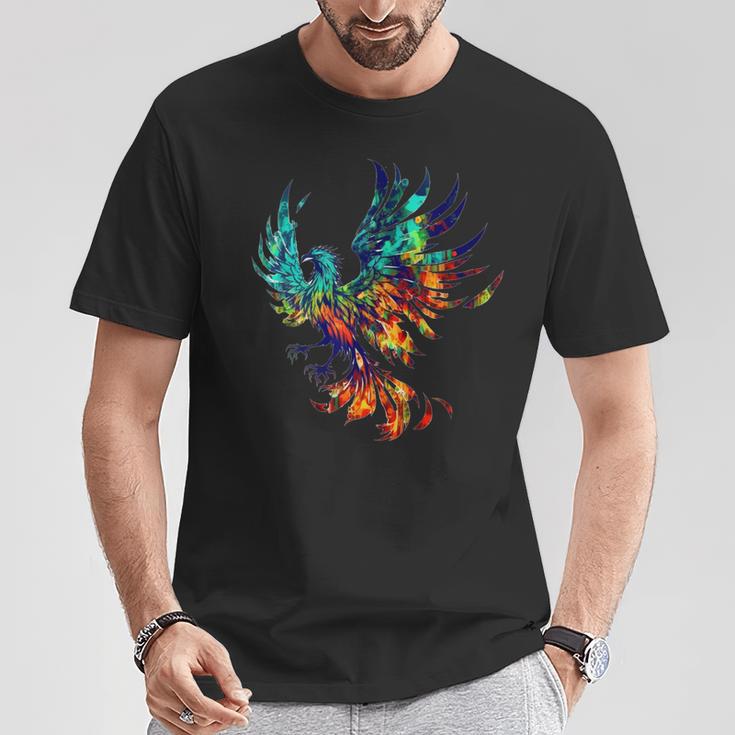 Pájaro Mítico Fénix Renacido Fénix Firebird Camiseta unisex Regalos divertidos