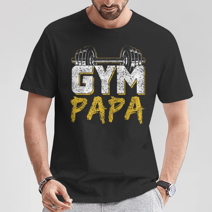 Palestra Papa Training Pesi Fitness Allenamento Papà Padre Maglietta Regalos divertidos