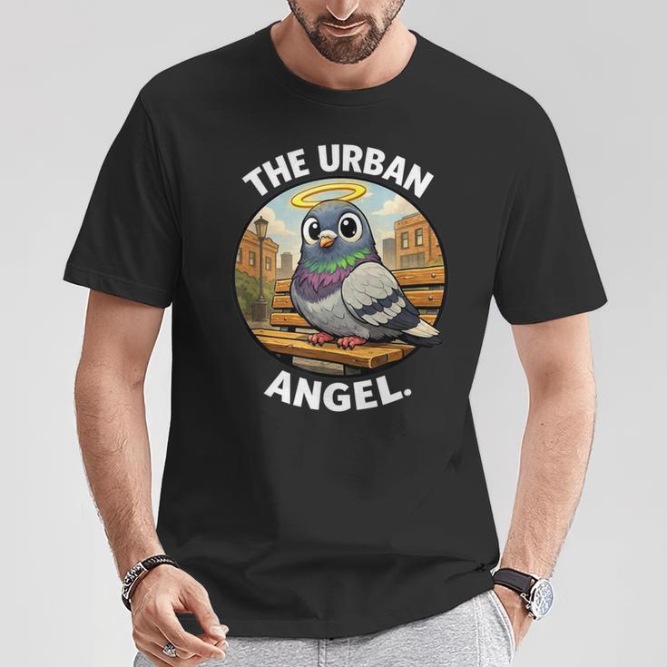 Palomas De Apoyo Paloma Urbana Irónica Camiseta unisex Regalos divertidos