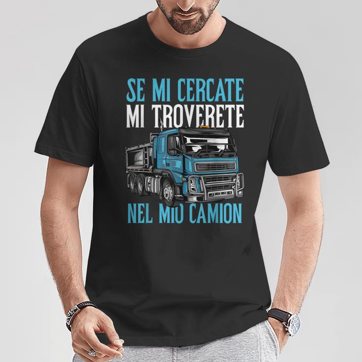 Papà Uomo Divertente Camionista Camion Camionisti Regalo Maglietta Regalos divertidos