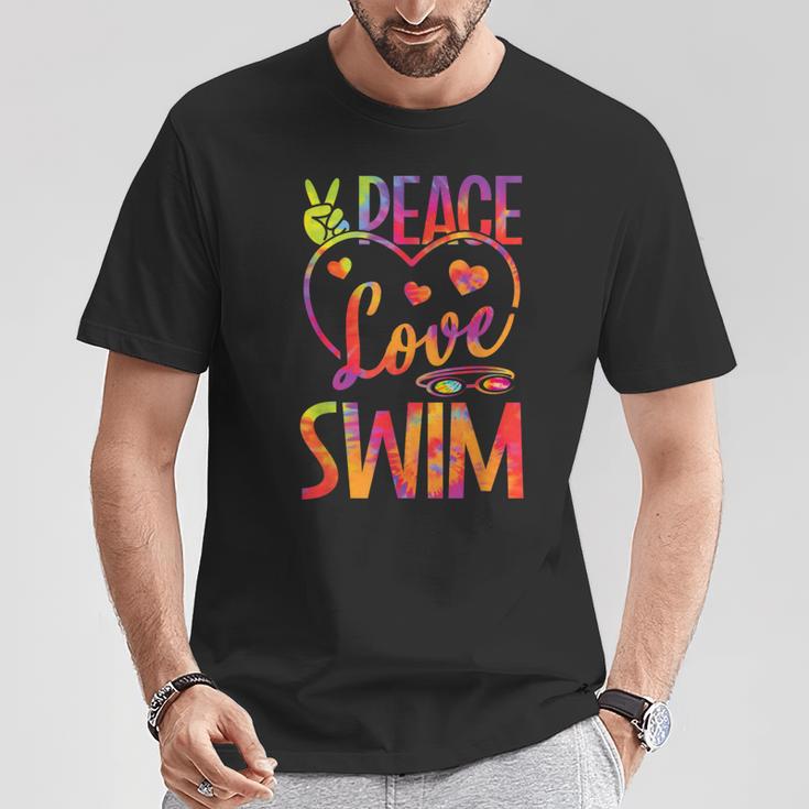 Peace Love Swim Swimming Tie Dye Swimmer Swimming Swim Team T-Shirt Unique Gifts Peace Love Swim Swimming Tie Dye Swimmer Swimming Swim Team T-Shirt Unique Gifts