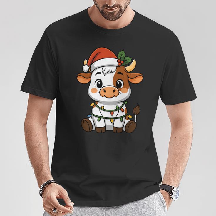 Pijama Deaca Con Luces De Árbol De Navidad Para Niñas Y Niños Manga Larga Camiseta unisex Regalos divertidos