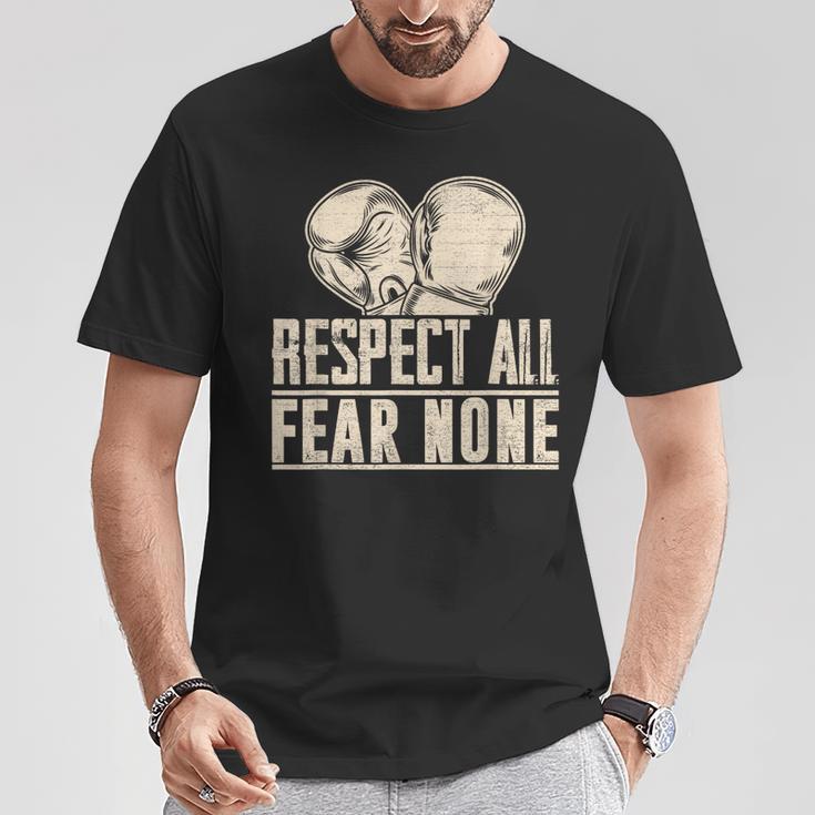Respect All Fear None Muay Thai T-Shirt Unique Gifts Respect All Fear None Muay Thai T-Shirt Unique Gifts