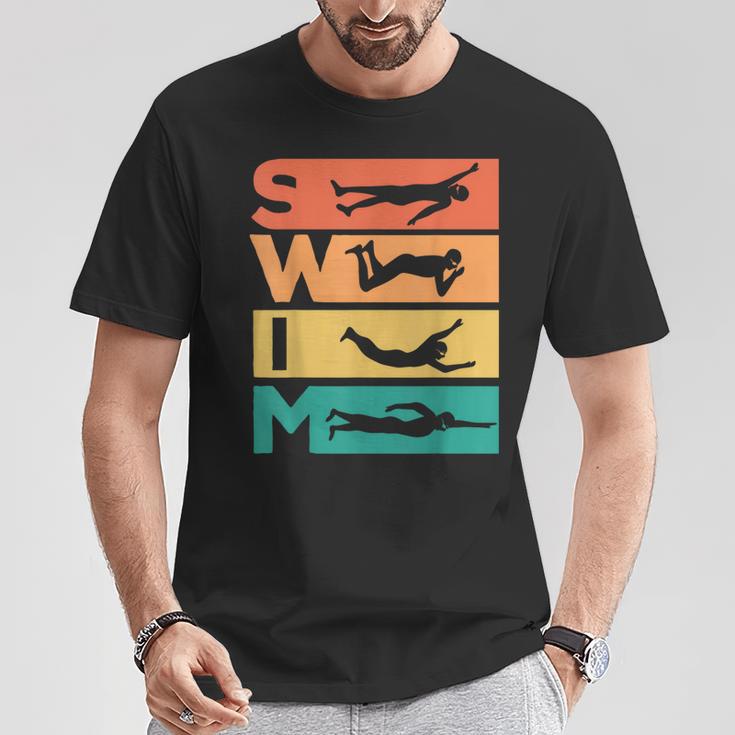 Retro Vintage Swimming For Swimmers T-Shirt Unique Gifts Retro Vintage Swimming For Swimmers T-Shirt Unique Gifts