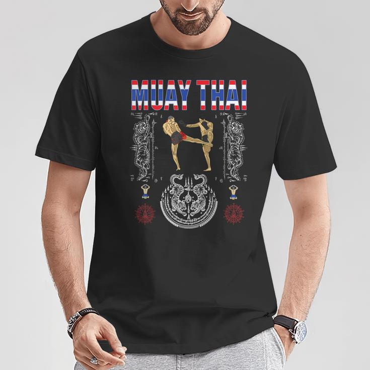 Sawadee Thai Traditional Sak Yant Thai Twin Tiger Muay Thai T-Shirt Unique Gifts Sawadee Thai Traditional Sak Yant Thai Twin Tiger Muay Thai T-Shirt Unique Gifts