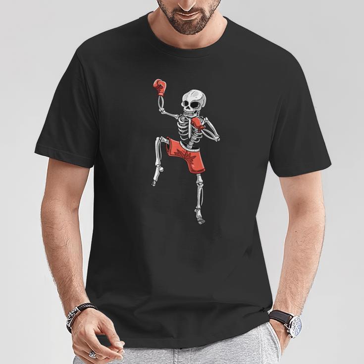 Skeleton Muay Thai Halloween Kickboxing MMA Fighter Costume T-Shirt Unique Gifts Skeleton Muay Thai Halloween Kickboxing MMA Fighter Costume T-Shirt Unique Gifts