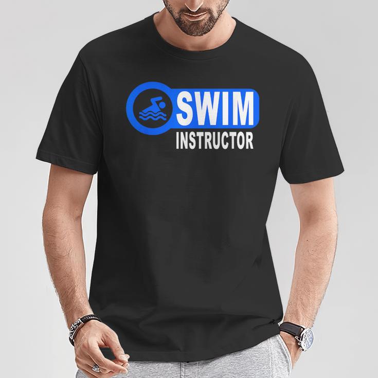 Swim Instructor Swimming Teacher Swimmer In Pool Graphic Art T-Shirt Unique Gifts Swim Instructor Swimming Teacher Swimmer In Pool Graphic Art T-Shirt Unique Gifts