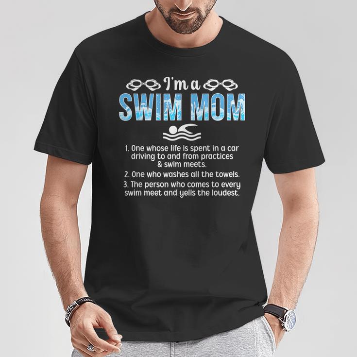 Swim Mom Definition Swimming Mom Of A Swimmer Mama T-Shirt Unique Gifts Swim Mom Definition Swimming Mom Of A Swimmer Mama T-Shirt Unique Gifts