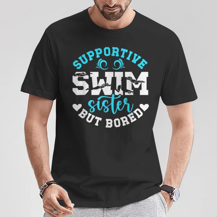 Swim Sister Supportive Swimming Sister Of A Swimmer Sis T-Shirt Unique Gifts Swim Sister Supportive Swimming Sister Of A Swimmer Sis T-Shirt Unique Gifts