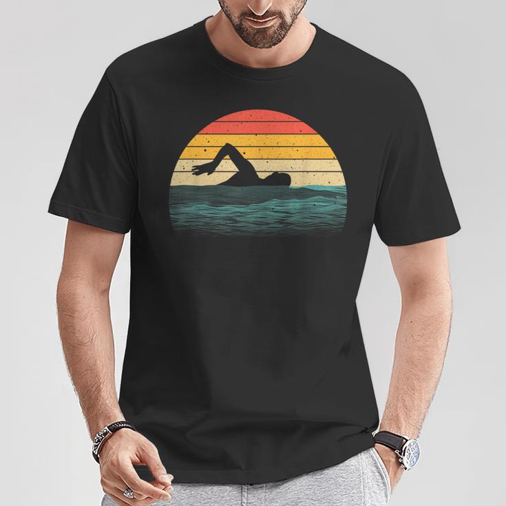 Swimming Art For Men Women Swim Coach Rescue Swimmer T-Shirt Unique Gifts