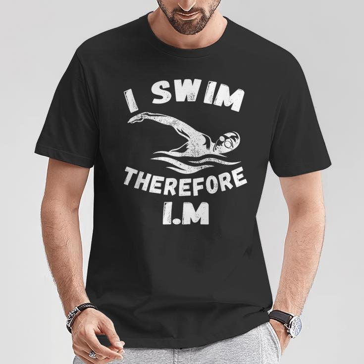 Swimming Competitive Freestyle Swim For Swimmer T-Shirt Unique Gifts