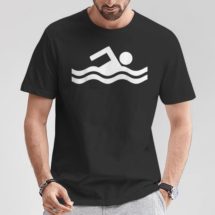 Swimming Symbol T-Shirt Unique Gifts Swimming Symbol T-Shirt Unique Gifts