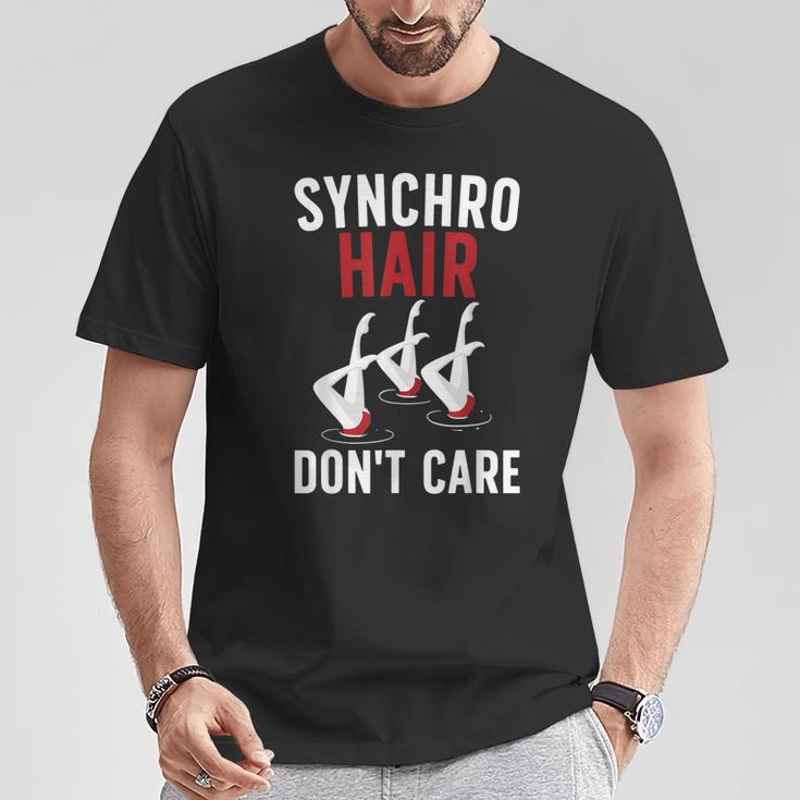 Synchronized Swimming Art For Men Women Synchronized Swim T-Shirt Unique Gifts