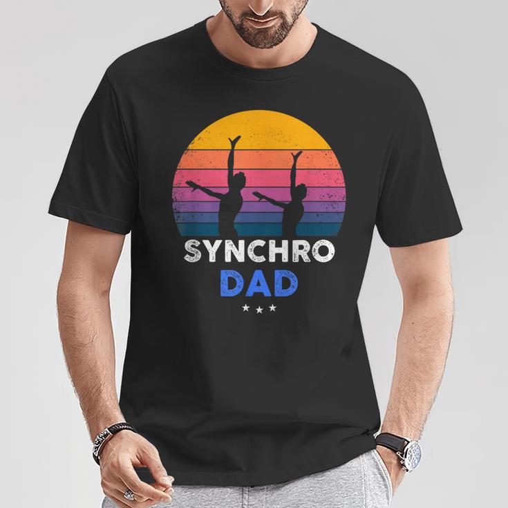 Synchronized Swimming Synchro Dad T-Shirt Unique Gifts