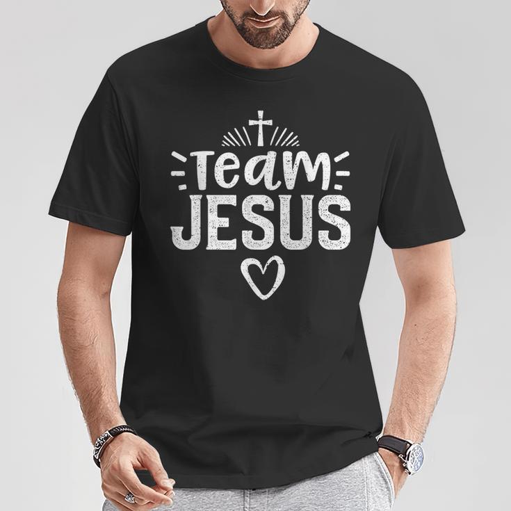 Team Jesus Glaube T-Shirt Lustige Geschenke