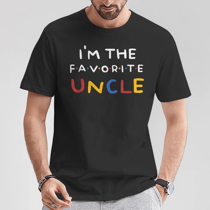 Tío Favorito Hermano Papáobrinaobrino Familia Parientes Camiseta unisex Regalos divertidos