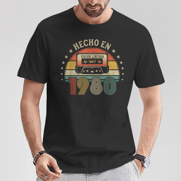 Vintage Hecho En 1980 Regalo Nacido En 1980 Edición Limitada Camiseta unisex Regalos divertidos