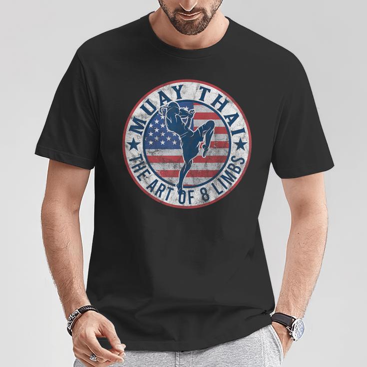 Vintage Muay Thai Karate Boxing Mixed Martial Arts T-Shirt Unique Gifts