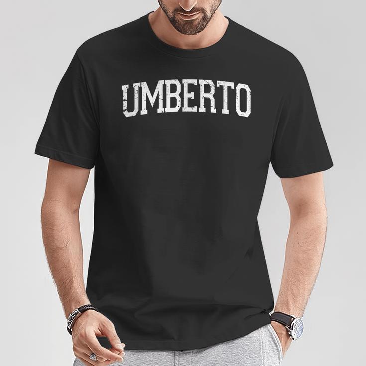 Vintage Personalisierter Name Classic Umberto T-Shirt Lustige Geschenke