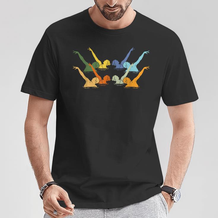 Vintage Synchronized Swimming Artistic Swimming T-Shirt Unique Gifts Vintage Synchronized Swimming Artistic Swimming T-Shirt Unique Gifts