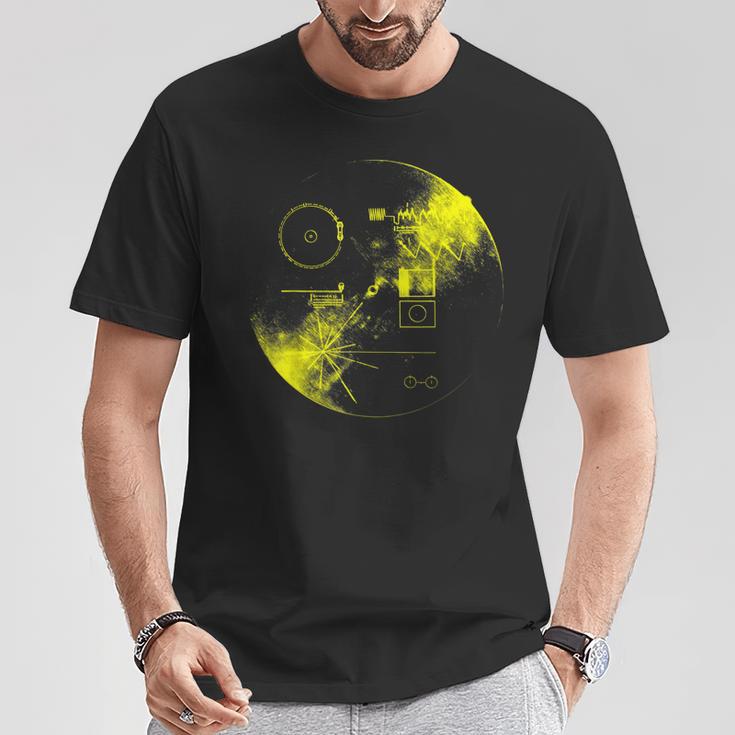 Voyager Golden Record Nasa 1977 Camiseta unisex Regalos divertidos