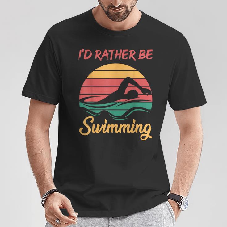 Water Rat Water Sports Hobby Swimming Club Swimming T-Shirt Unique Gifts
