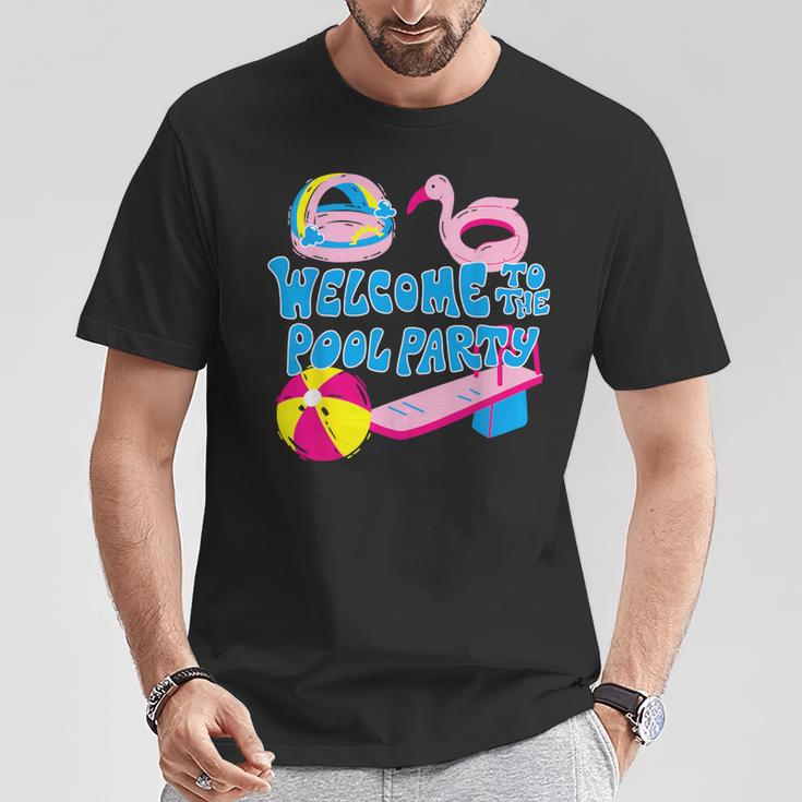 Welcome To The Pool Party Birthday Summer Family Swimming T-Shirt Unique Gifts Welcome To The Pool Party Birthday Summer Family Swimming T-Shirt Unique Gifts